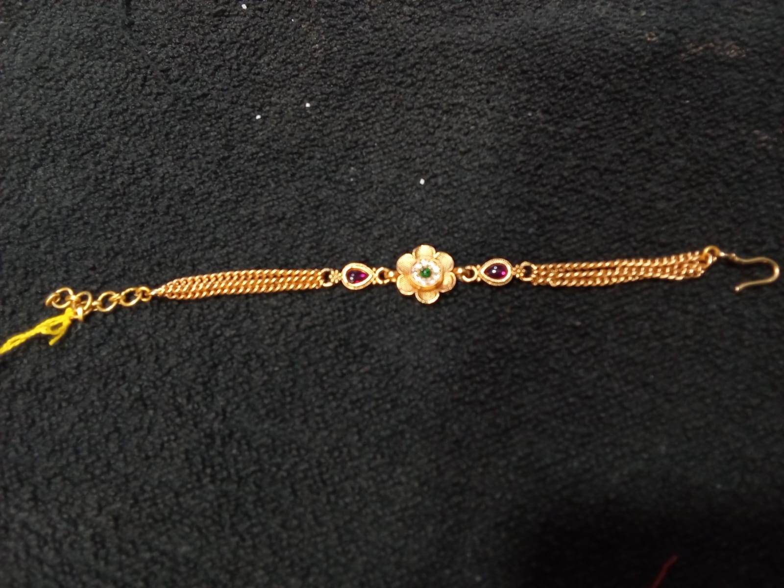 Breslet Golden Pink & Green Stone 13(16.08.25)