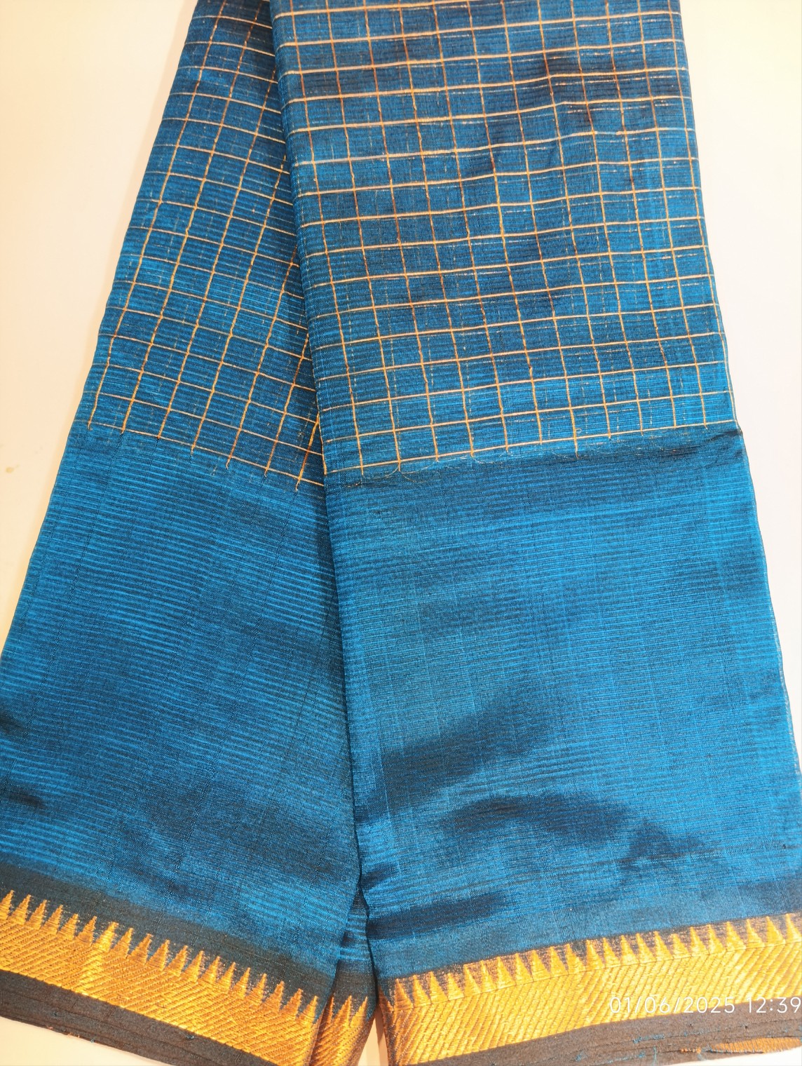 Sari Mangalgiri Persian blue