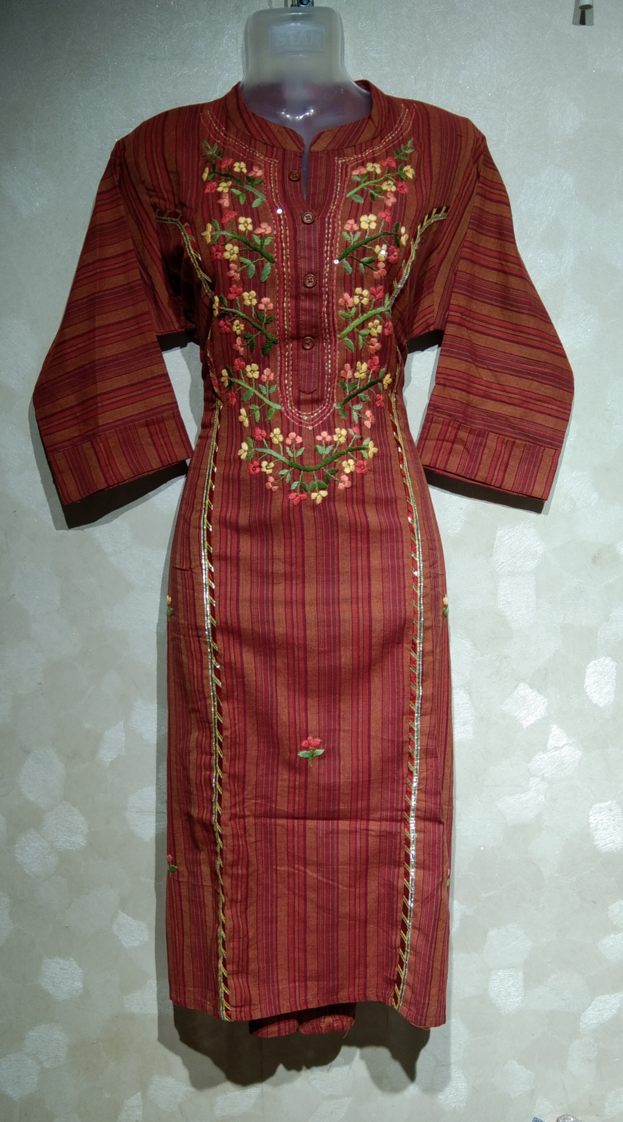 Kurti Red & Mix Colour 