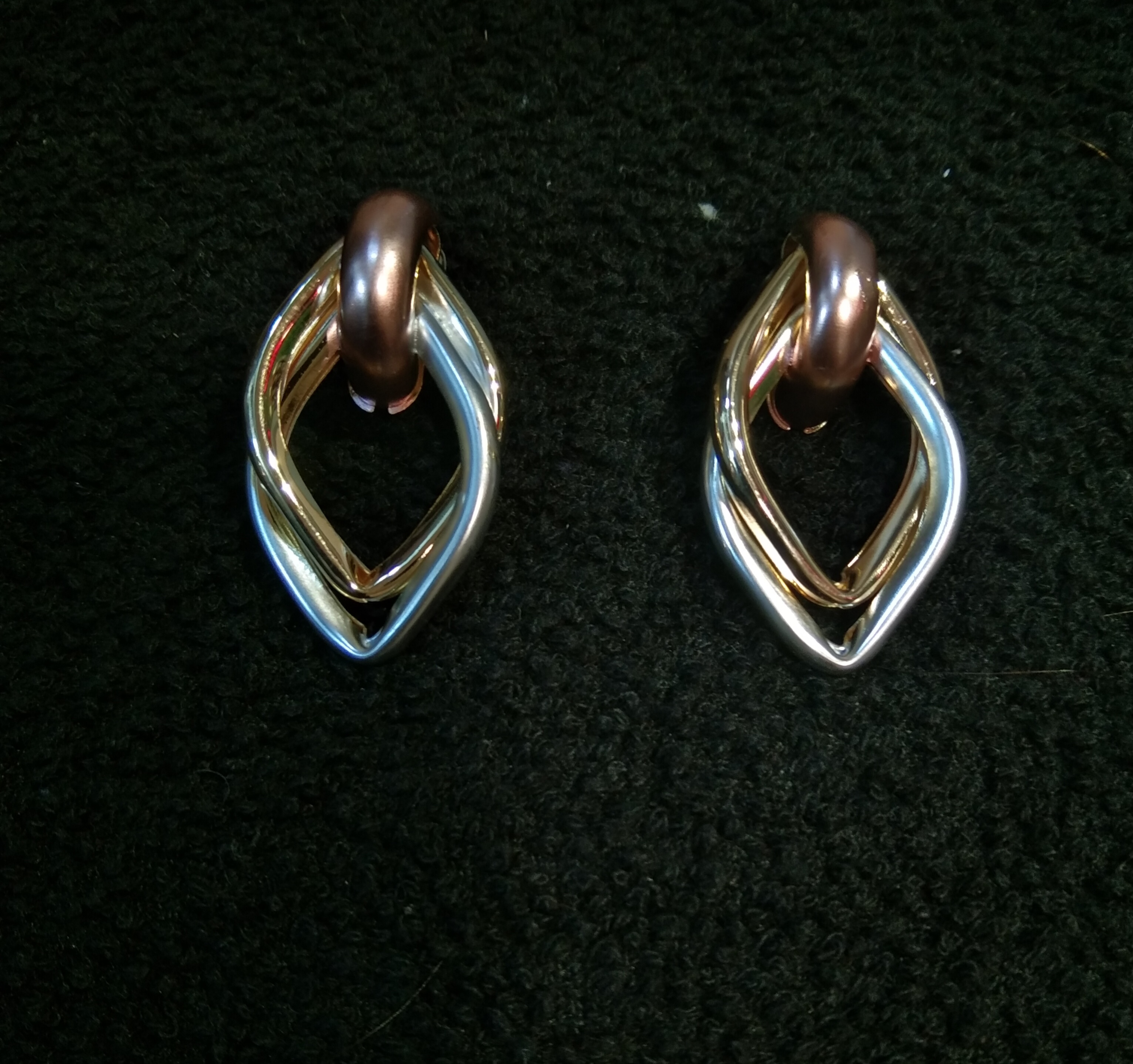 Earrings Rose Gold, Golden & Silver Design 7(11.09.25)